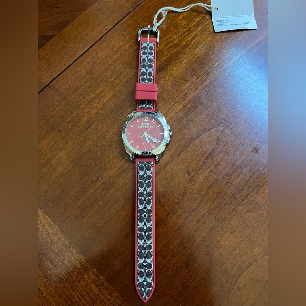 Coach watch . New with tags . Never worn